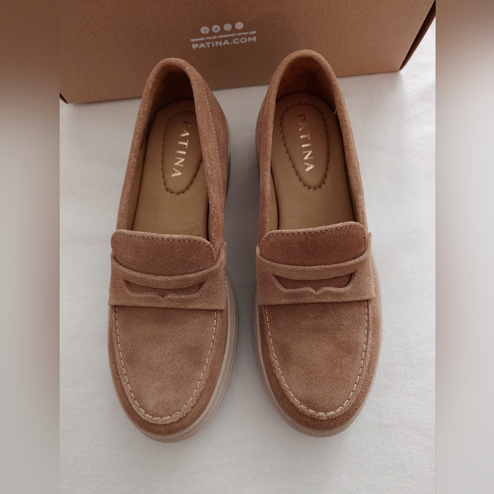 Suede Chunky Loafers